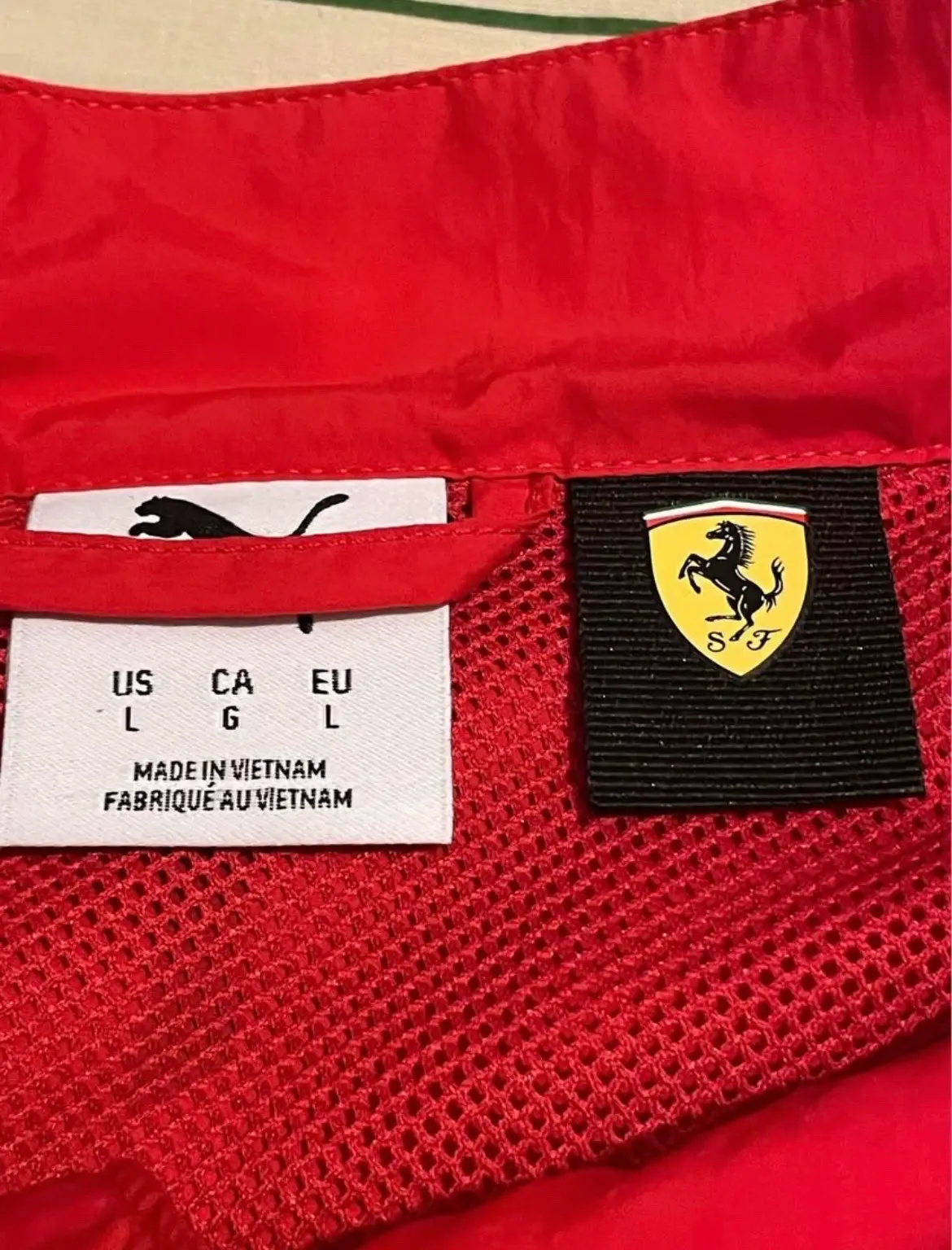 Cortaviento Roja Puma Ferrari - miniatura 4