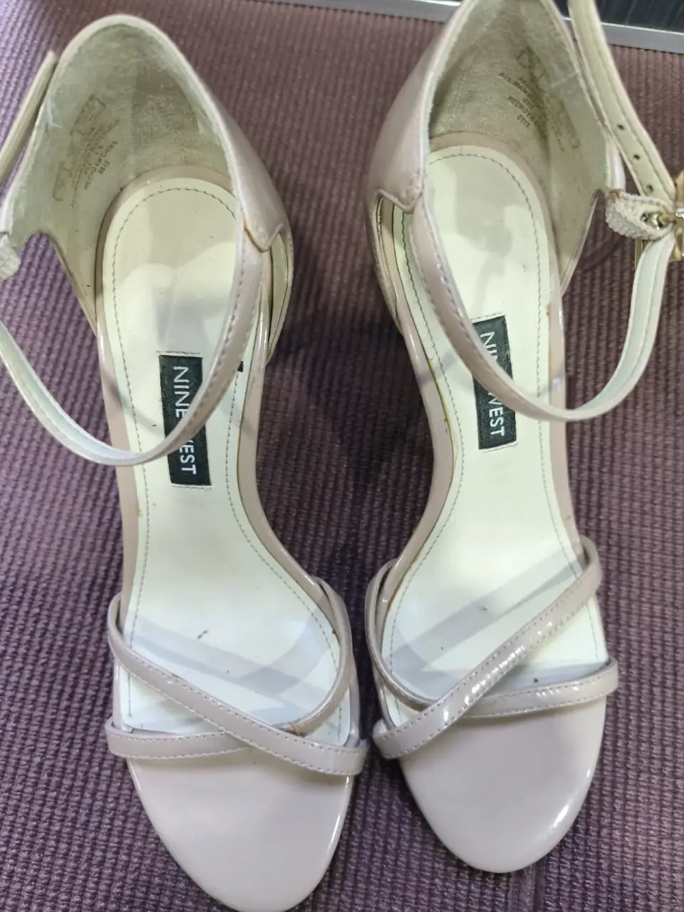 Sandalias beige Nine West 35 - miniatura 4