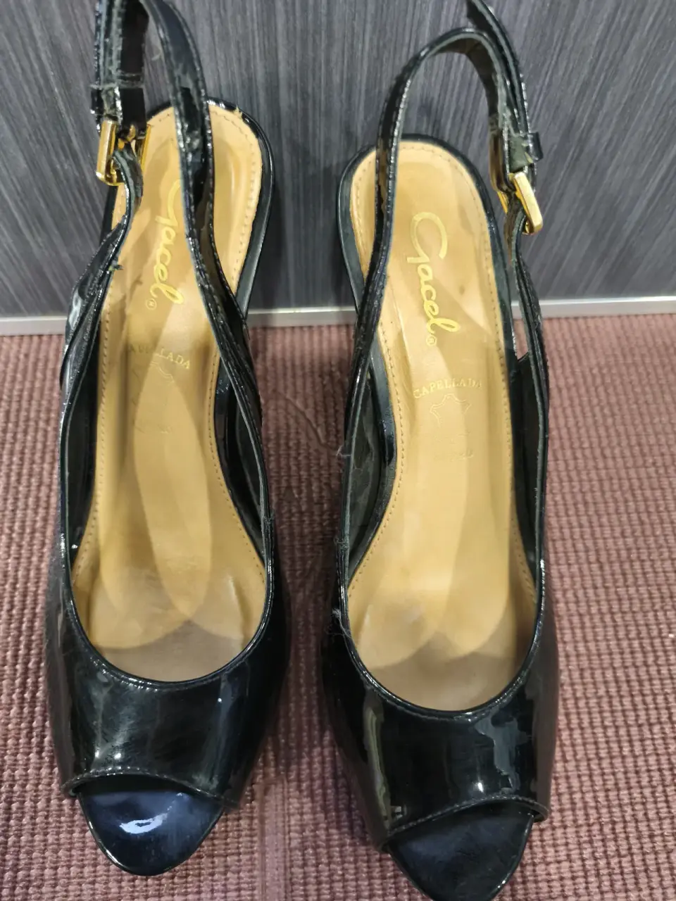Zapatos de taco alto negro Gacel 35 - miniatura 2