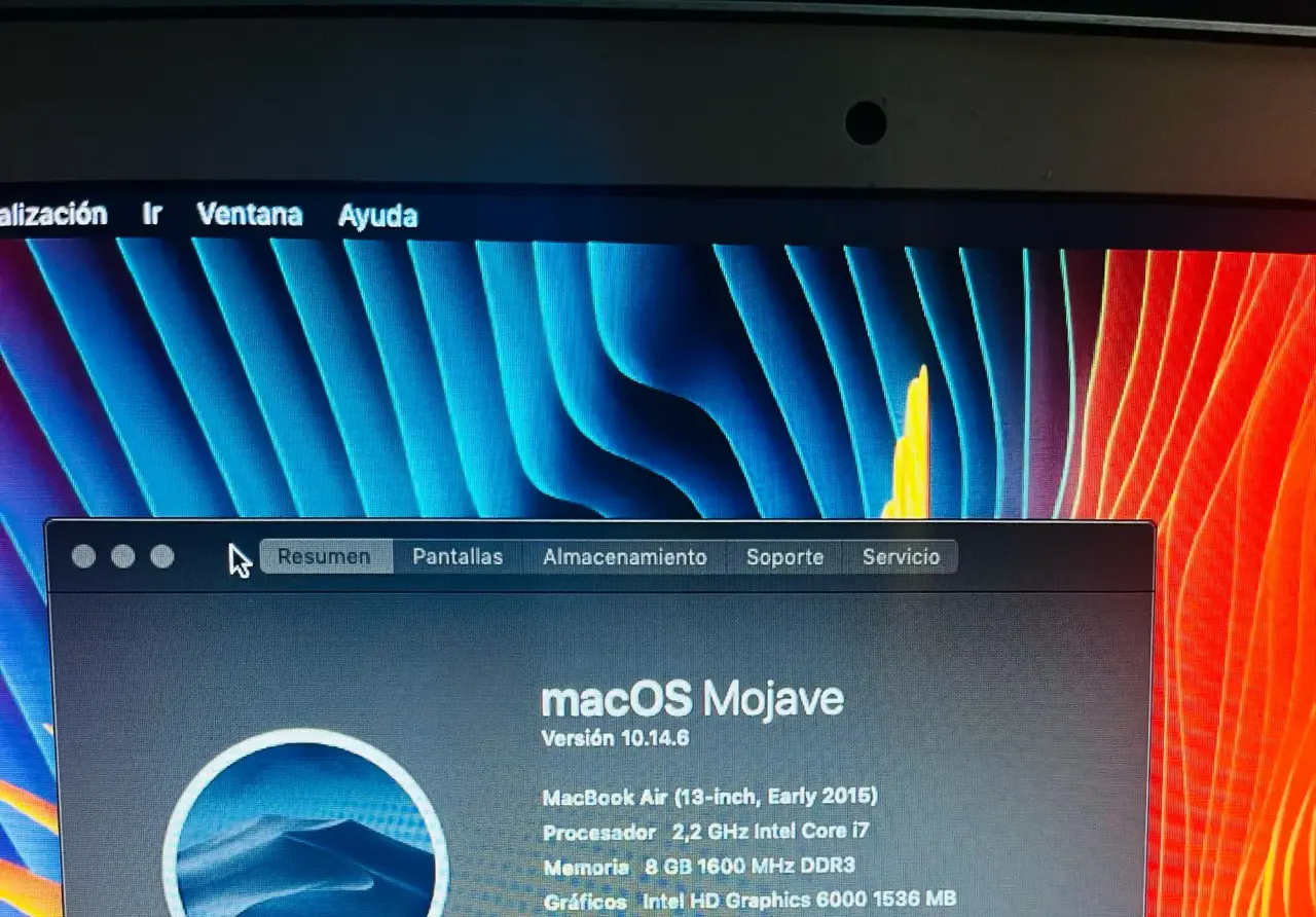 Macbook air 2,2 i7 8gb mem - miniatura 3