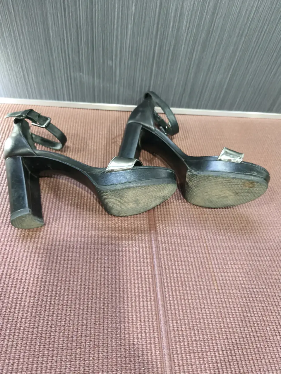 Tacones negros metálicos Nine West  35 - miniatura 3