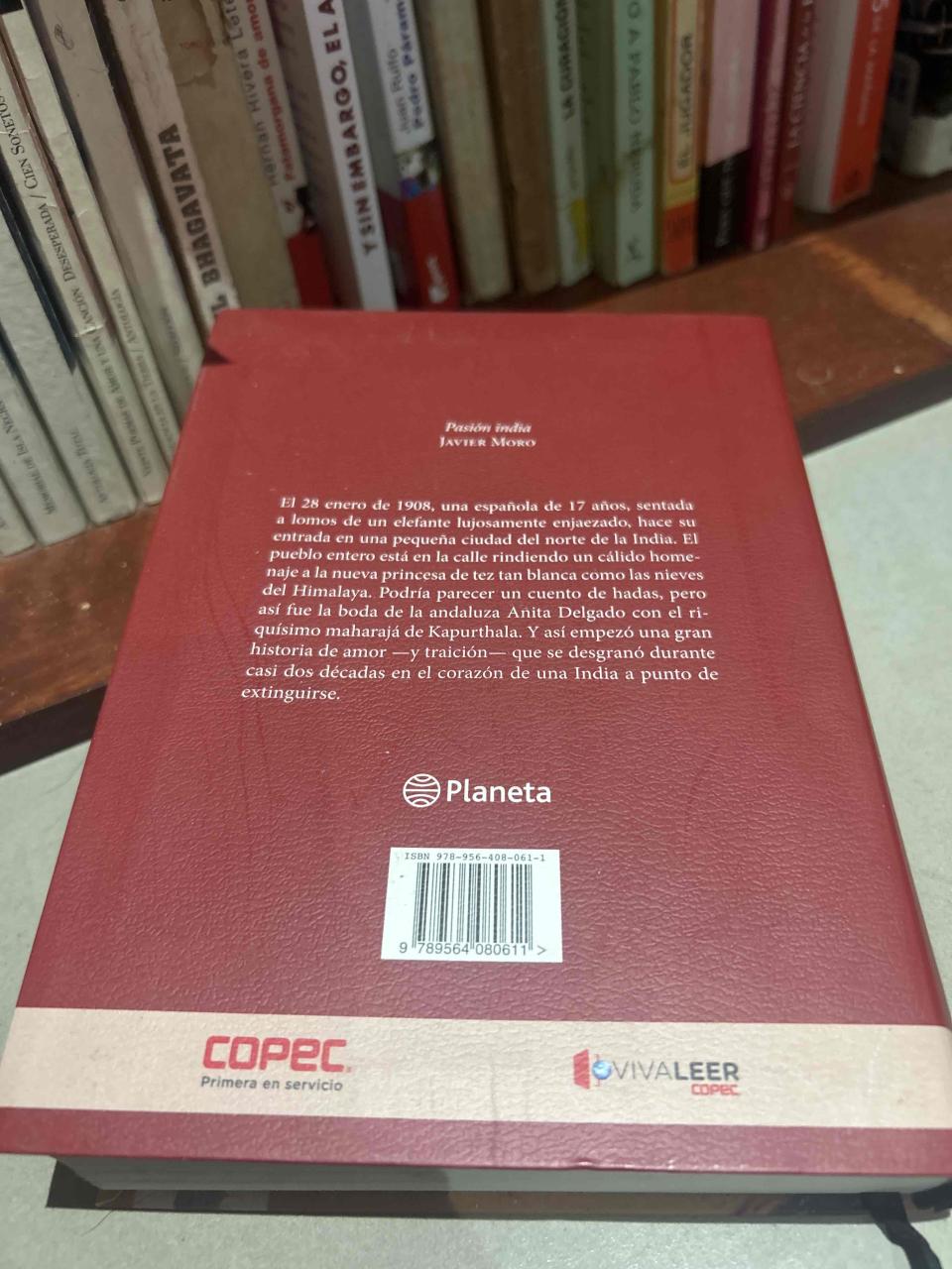 Libro 'Pasión India' de Javier Moro - miniatura 3