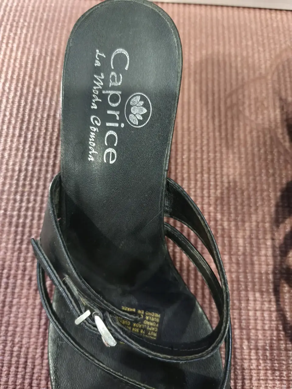 Sandalias negras Caprice 35 - miniatura 4