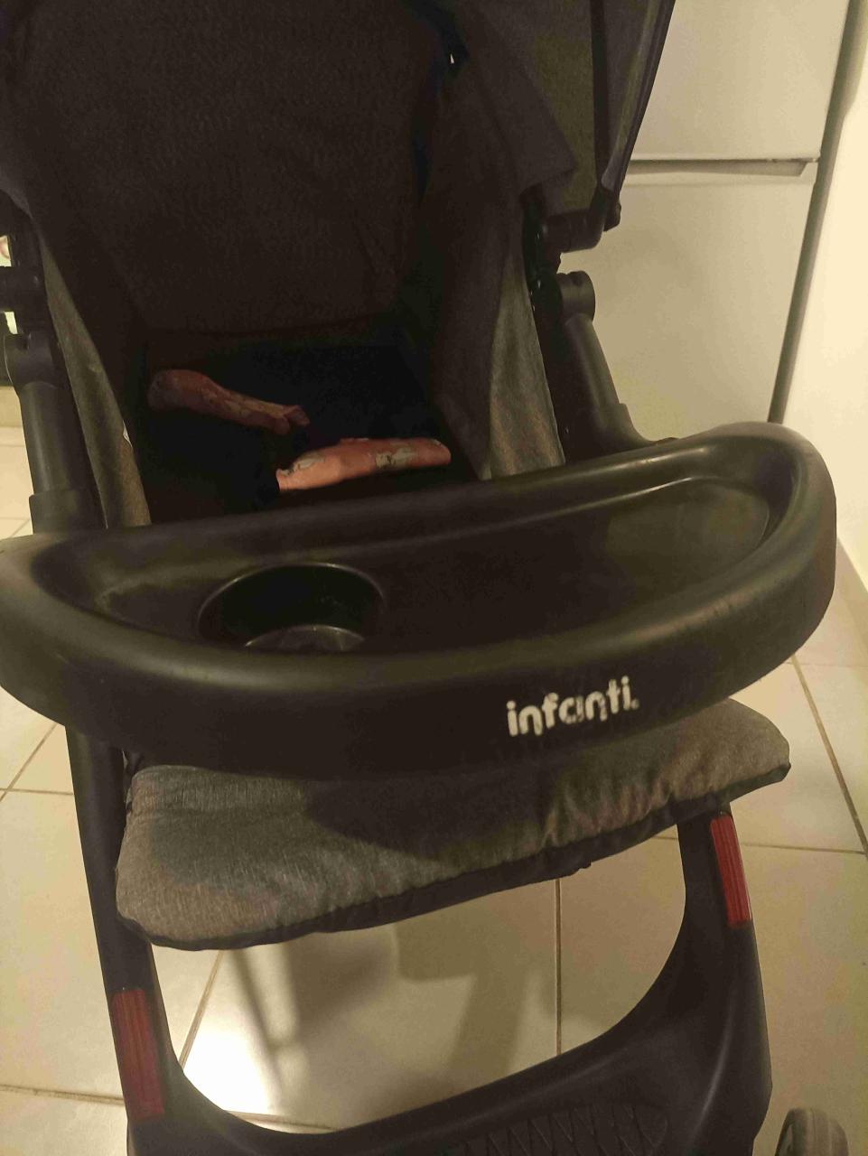 Coche para bebé Infanti gris - miniatura 3