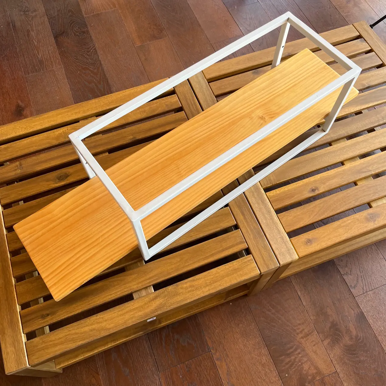 Estante de pared madera y metal - miniatura 3