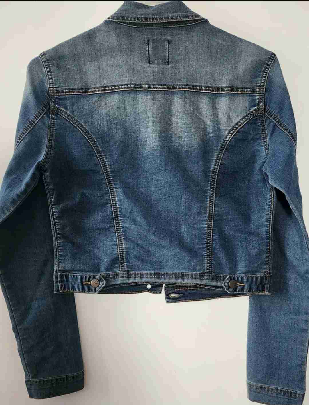 Chaqueta Mezclilla Azul Oscuro IO c/cierre hombro - miniatura 2
