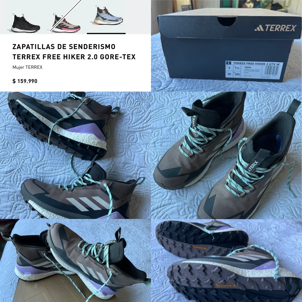 Zapatillas Terrex Free Hiker 2.0 Mujer - miniatura 1