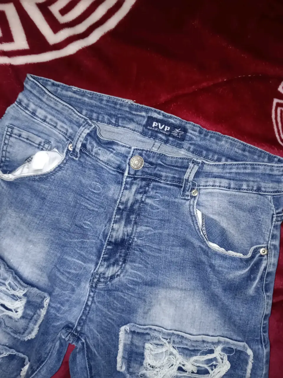 Jeans PVP desgastados hombre y banano NBA - miniatura 1