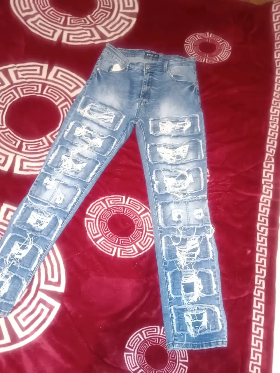 Jeans PVP desgastados hombre y banano NBA - miniatura 2