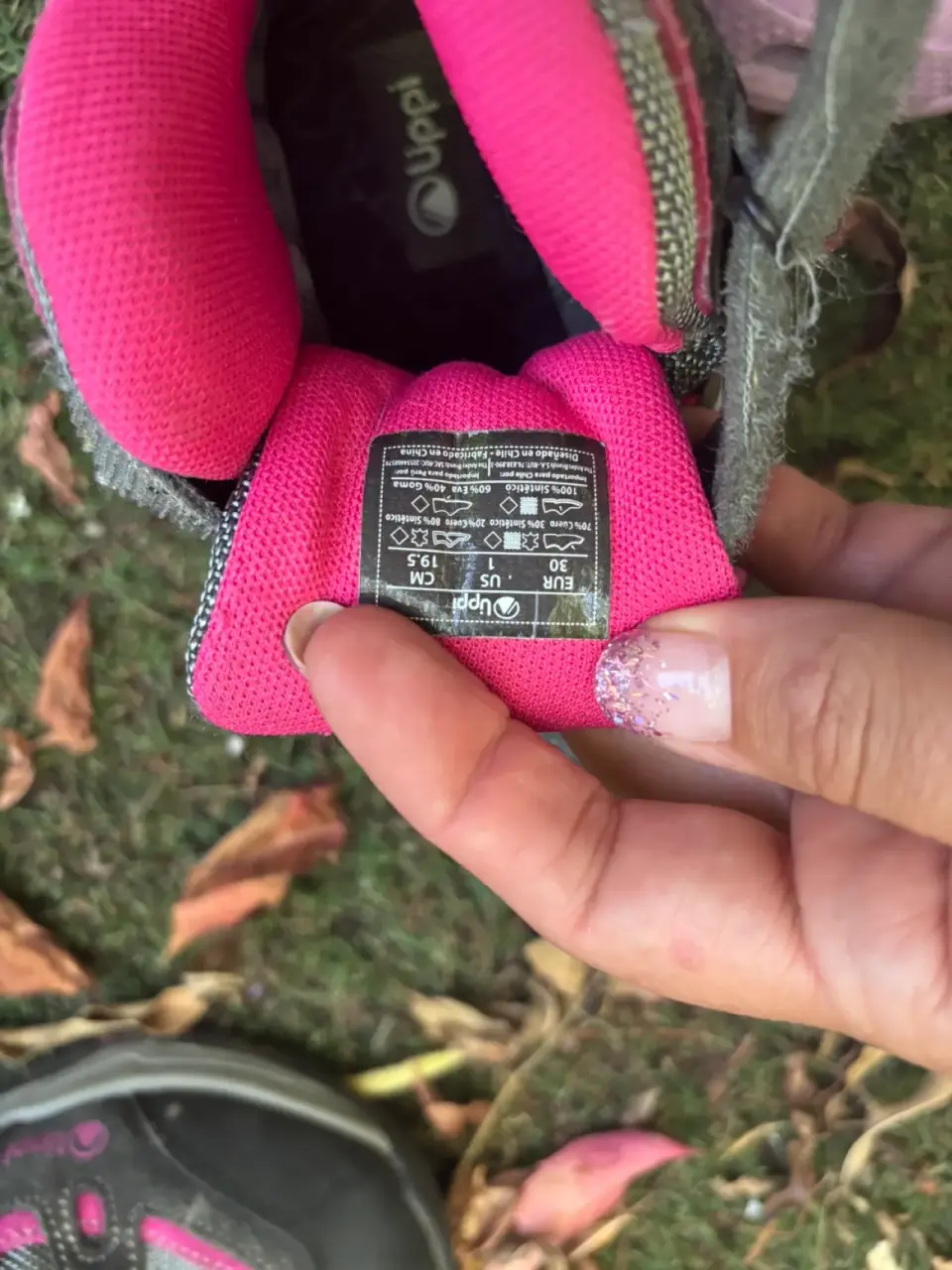 Botas de senderismo rosas para Niña - miniatura 2