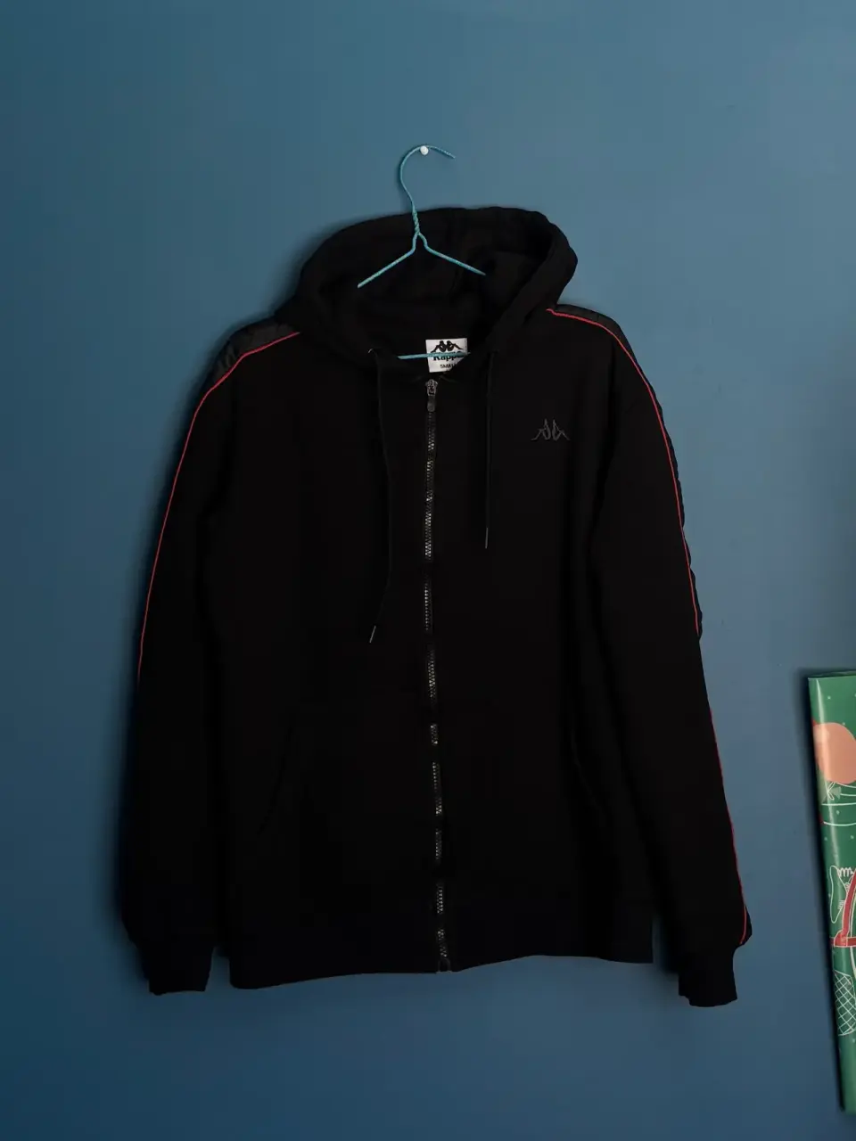 Polerón negro [Kappa] talla S