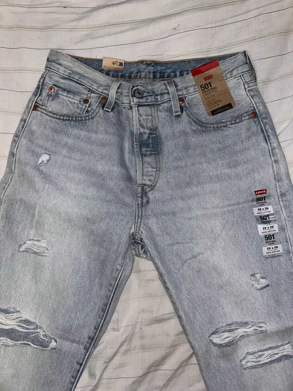 Jeans Levi's 501 desgastados - miniatura 1