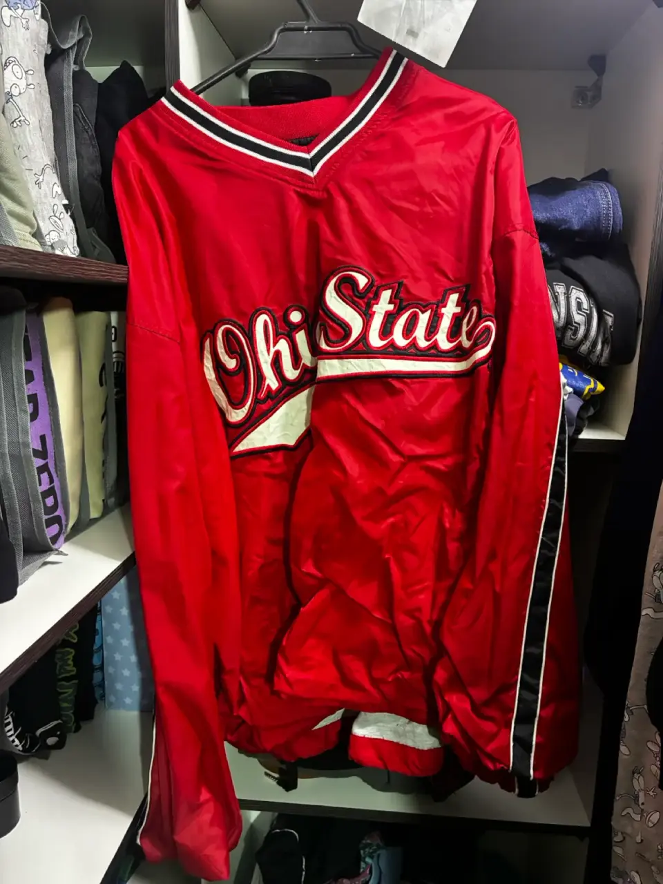 Bomber Vintage rojo Ohio State - miniatura 1