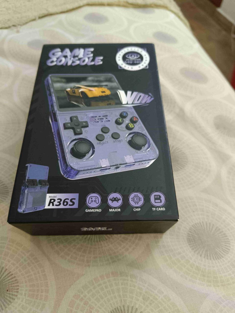 Consola portátil retro blanca R36S - miniatura 3