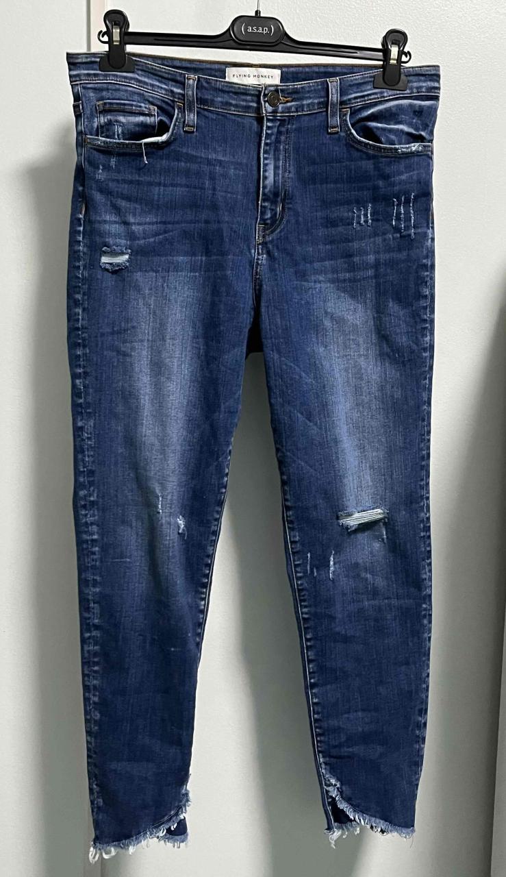 Jeans azul desgastado - miniatura 1