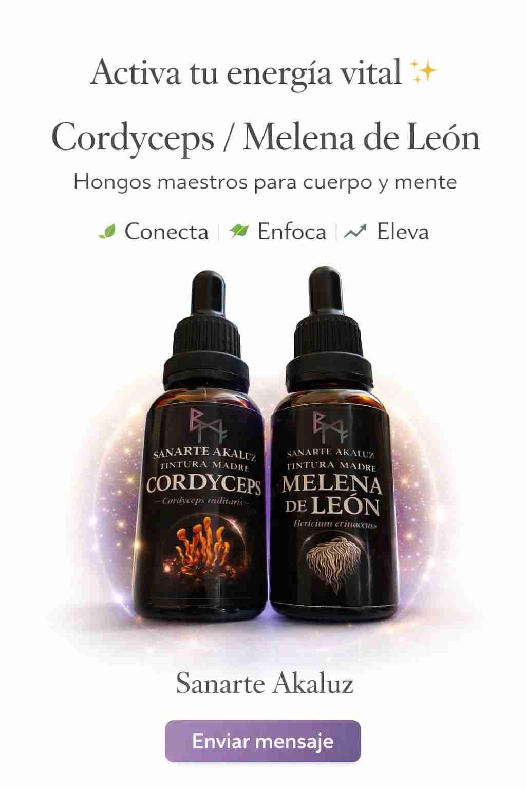 Tintura de Cordyceps y Melena de León