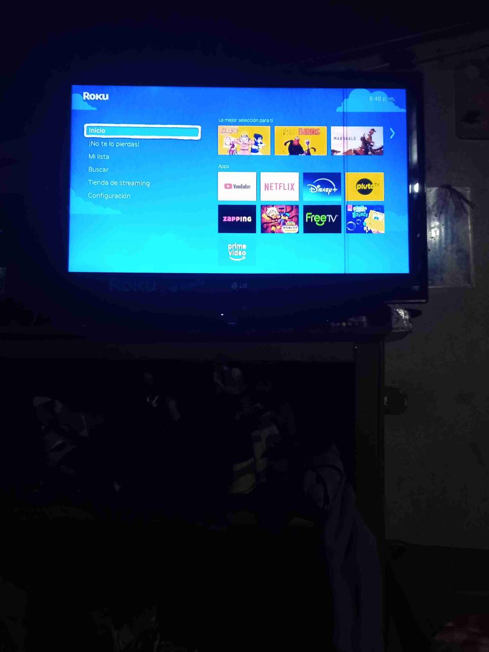 Televisor LG con Roku