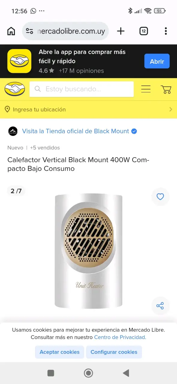 Mini calentador de escritorio - miniatura 2