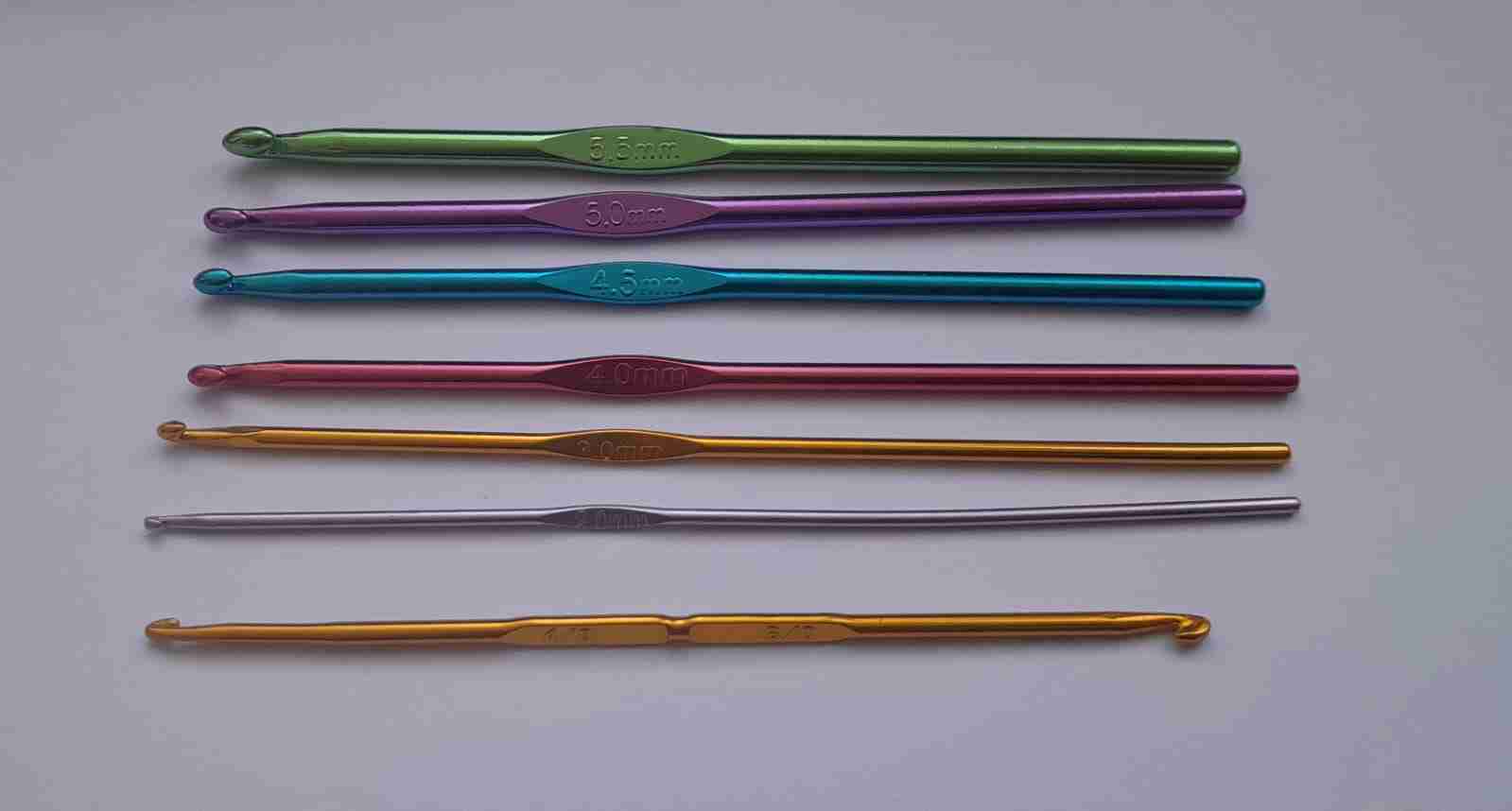 Set de Crochet 13 piezas - agujas de aluminio - miniatura 1