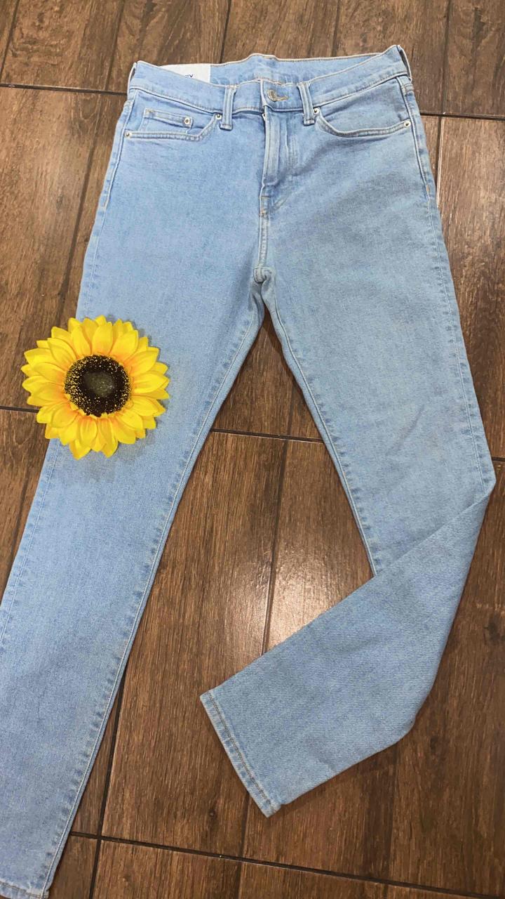 Jeans celeste claro de mujer - miniatura 4