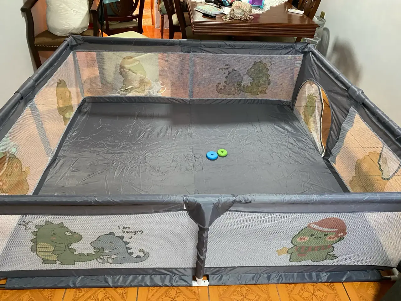 Corral de juegos infantil gris - miniatura 1