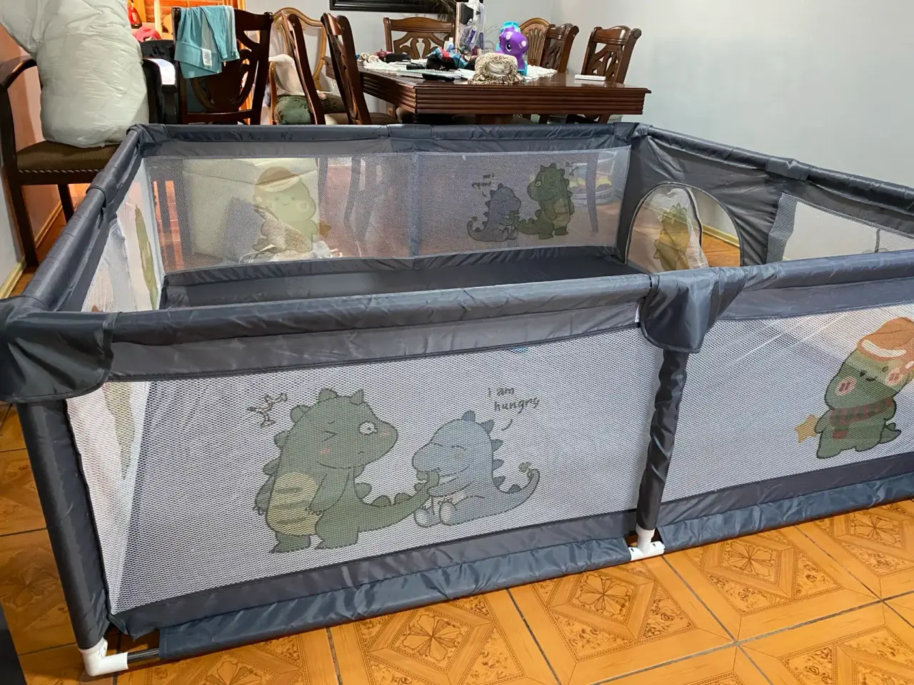 Corral de juegos infantil gris - miniatura 2