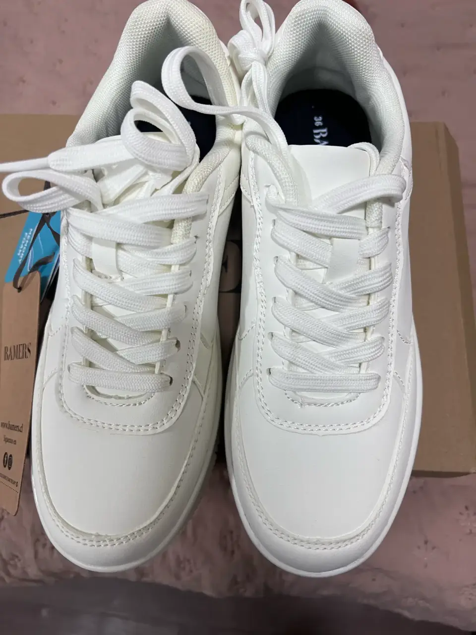 Zapatillas blancas Bamers - miniatura 3