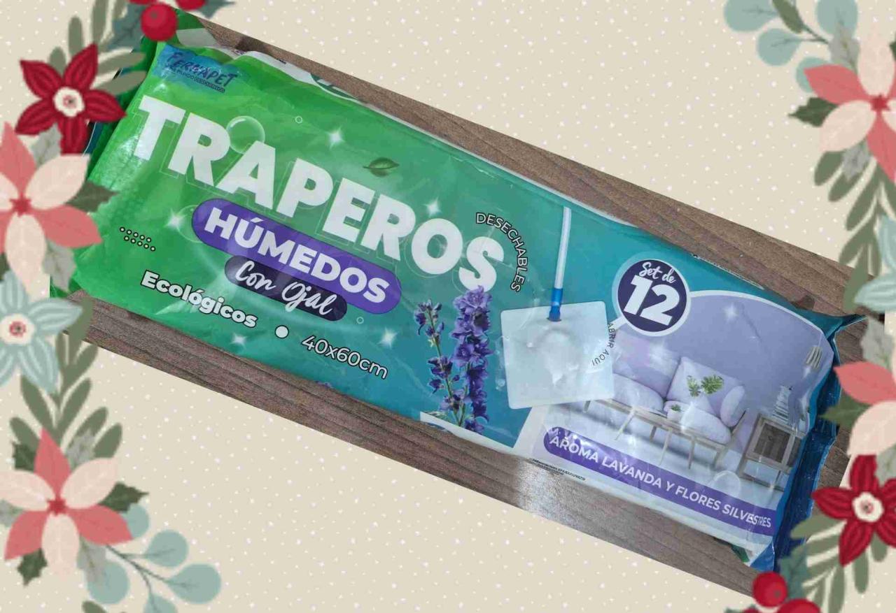 Traperos húmedos fragancia lavanda