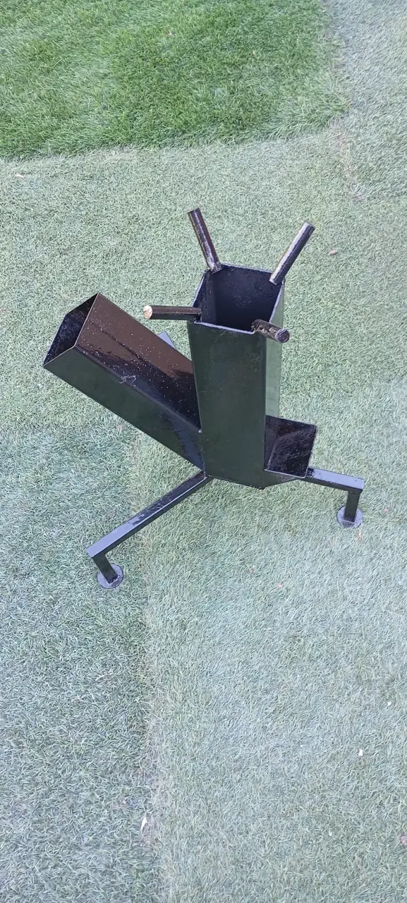 Cocinilla Rocket de leña metálico - miniatura 1