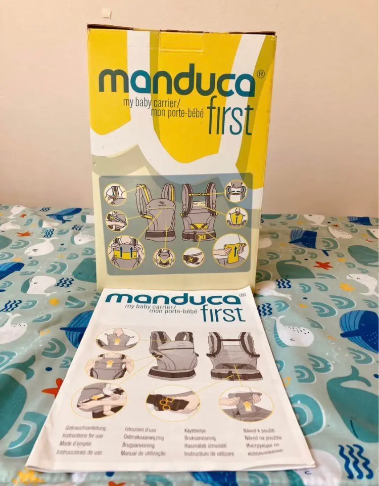 Mochila portabebé Manduca First gris acolchada - miniatura 2