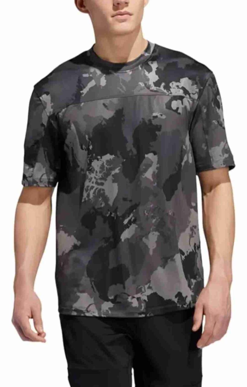 Polera deporte Adidas Hombre Camuflage/Color Gris - miniatura 1