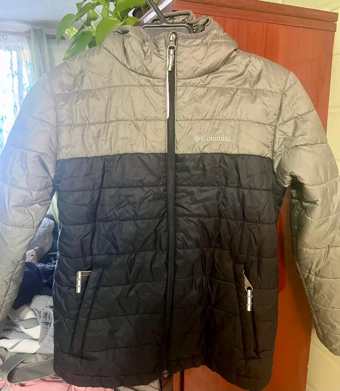 Chaqueta Columbia acolchada bicolor - miniatura 1