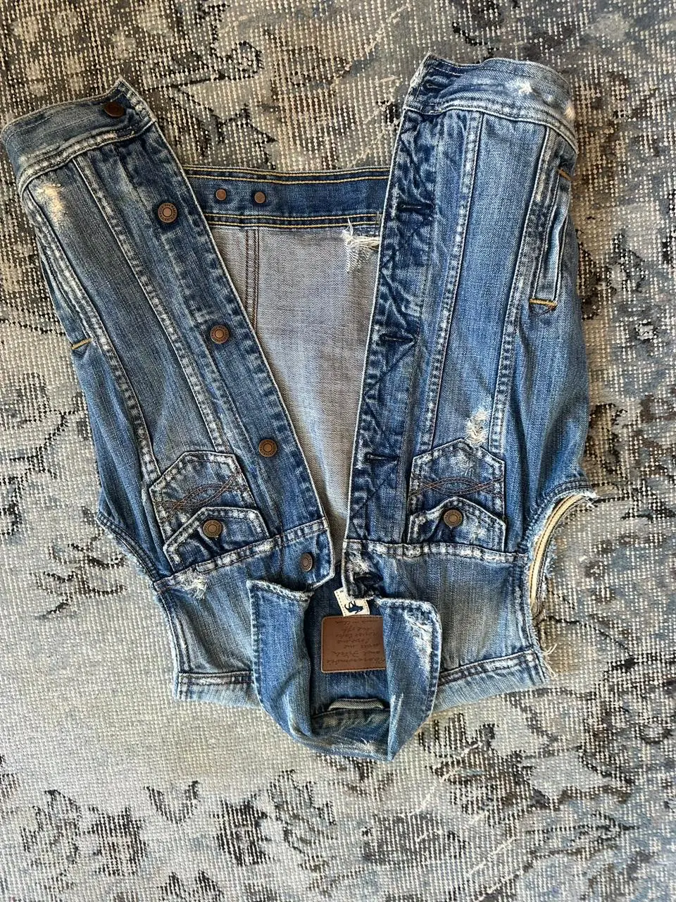 Chaqueta de mezclilla sin mangas