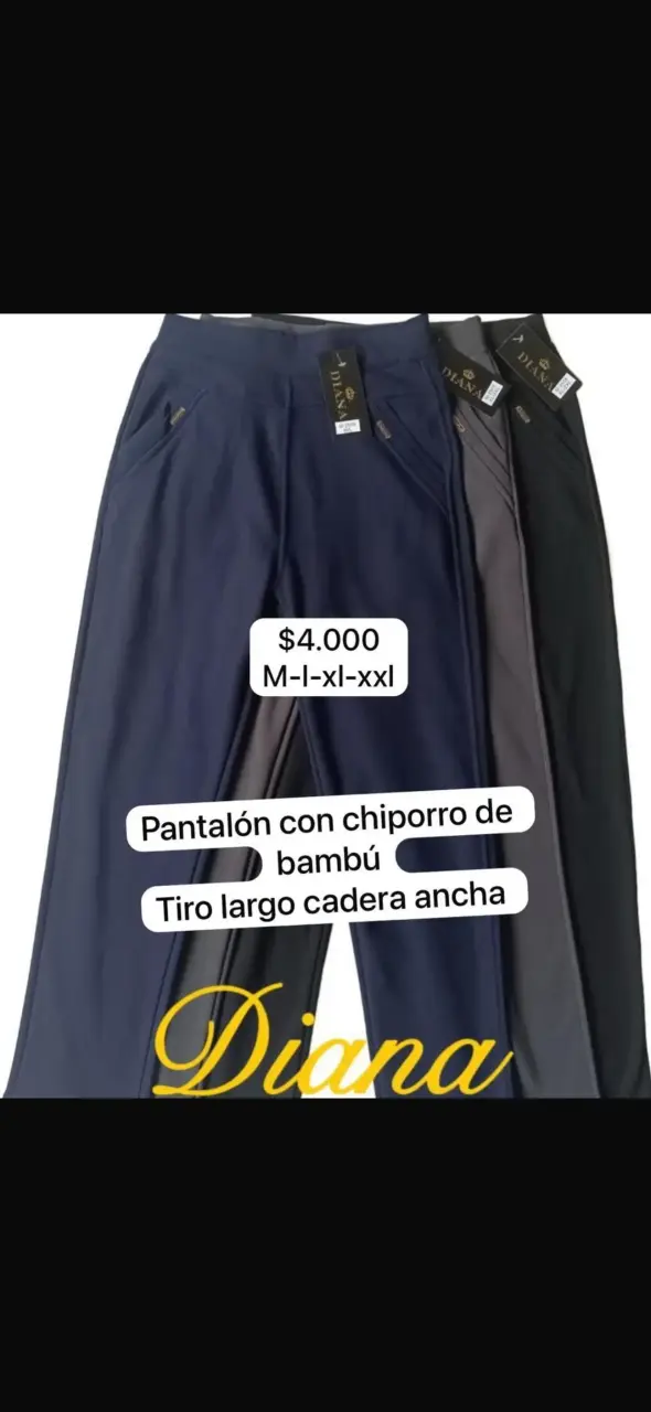 Pantalón chiporro bambú Diana