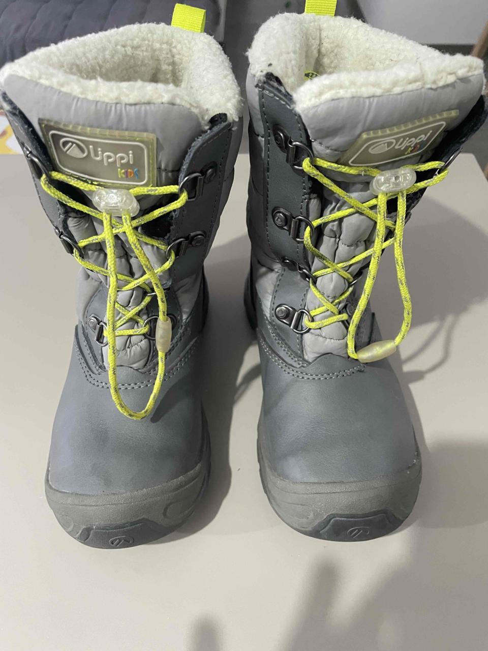 Botas infantiles grises impermeables número 31 - miniatura 3