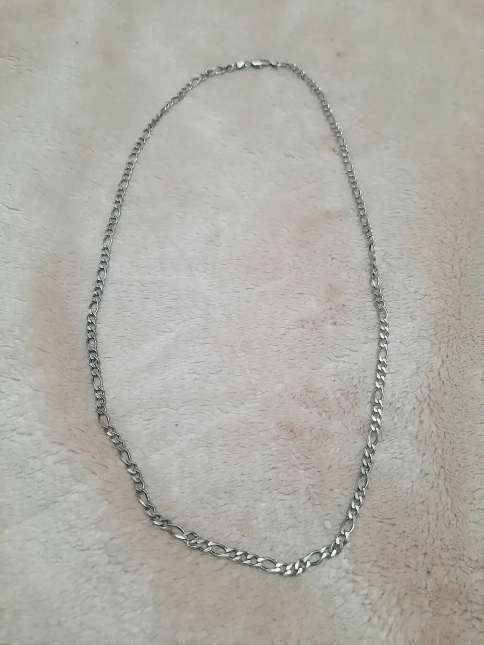 Cadena de plata estilo simple