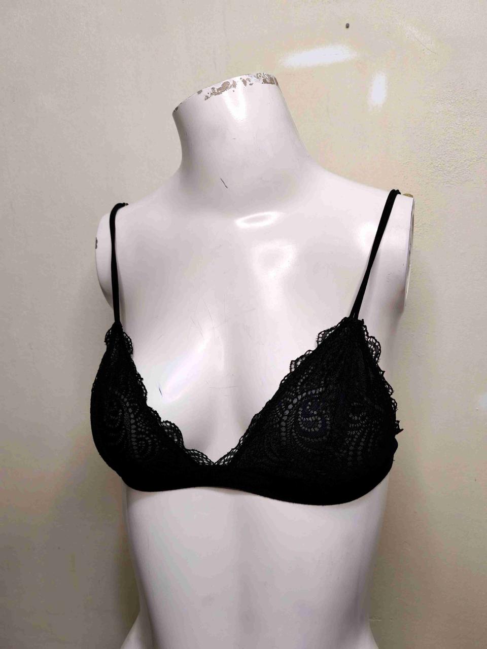 Bralett negro de encaje - miniatura 3