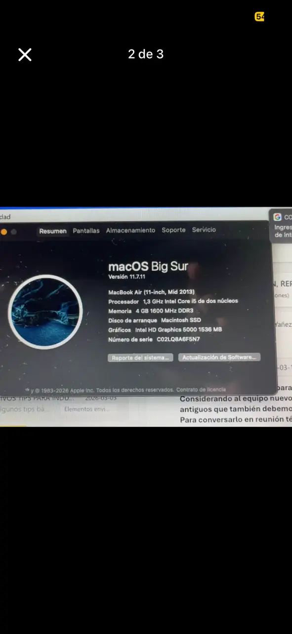 MacBook Air 11 pulgadas 2013 - miniatura 1