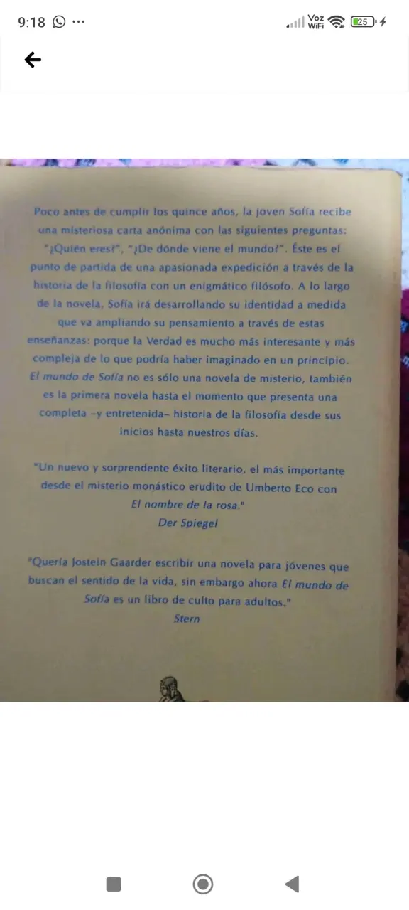Libro El mundo de Sofía - miniatura 2