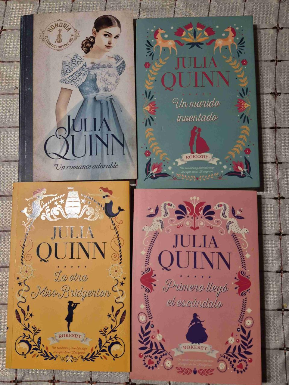 Set de 4 libros de Julia Quinn