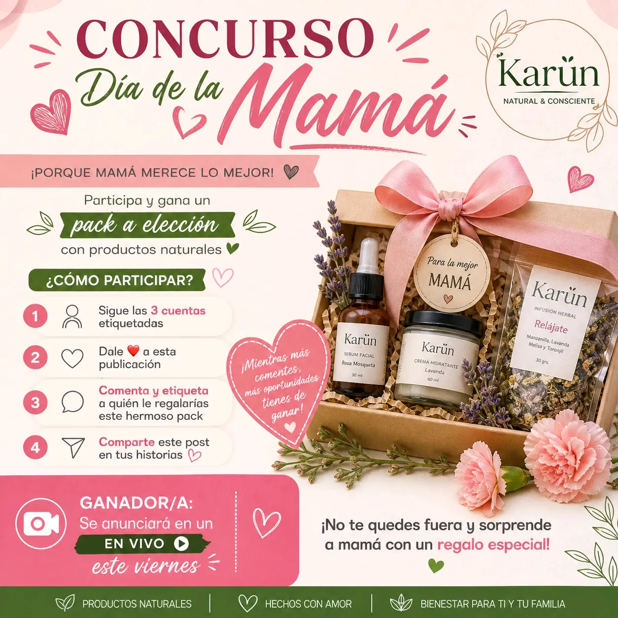 Concurso Karün día de la mamá