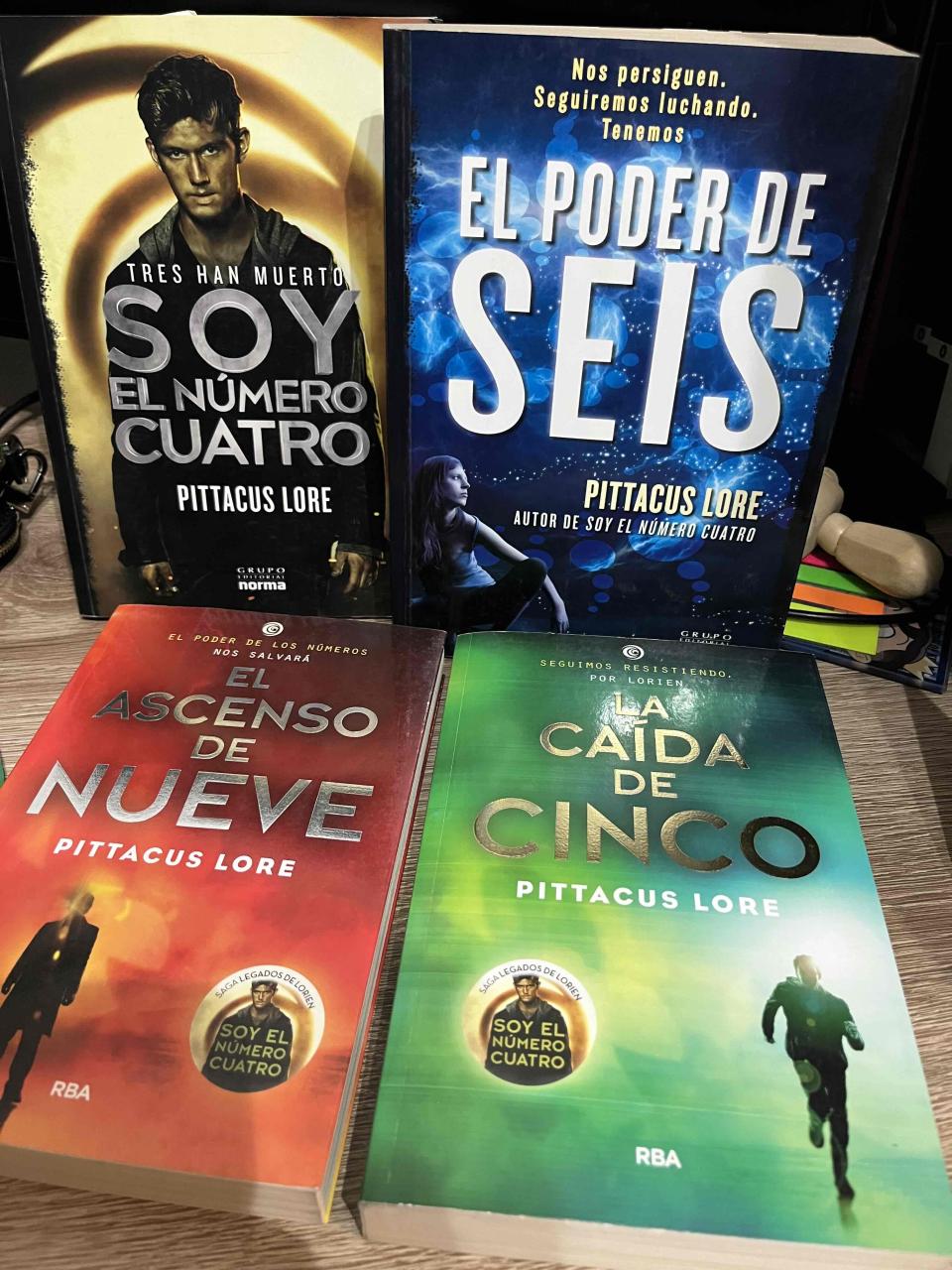Colección completa de libros Pittacus Lore