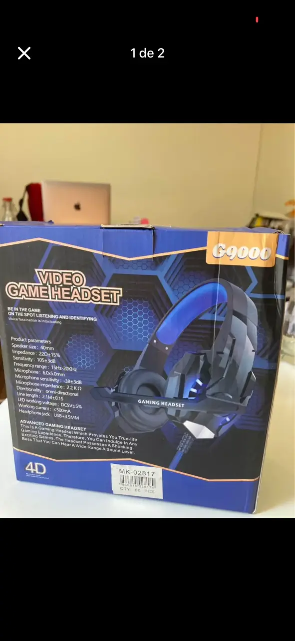 Auriculares gaming G9000 nuevos