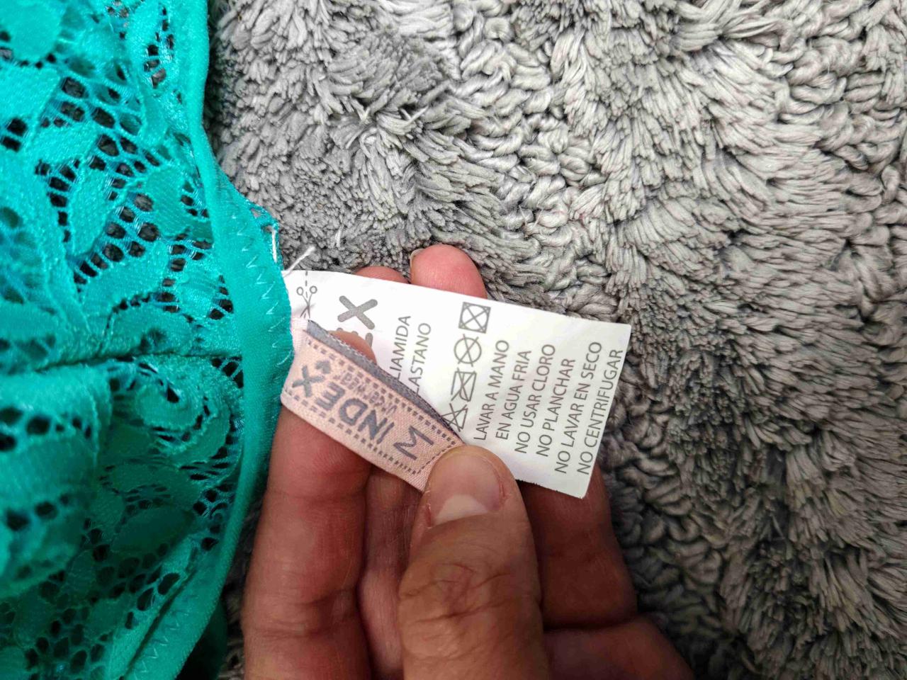 Crop top de encaje verde - miniatura 6