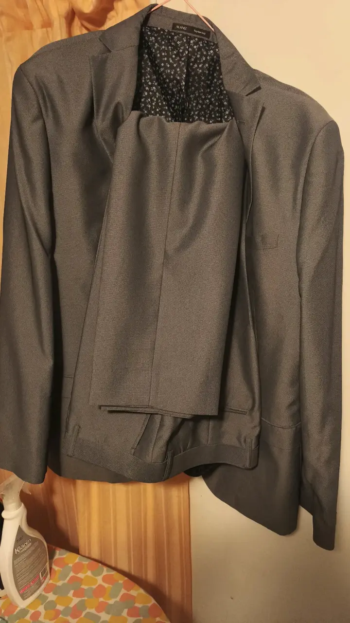Blazer gris elegante - miniatura 6