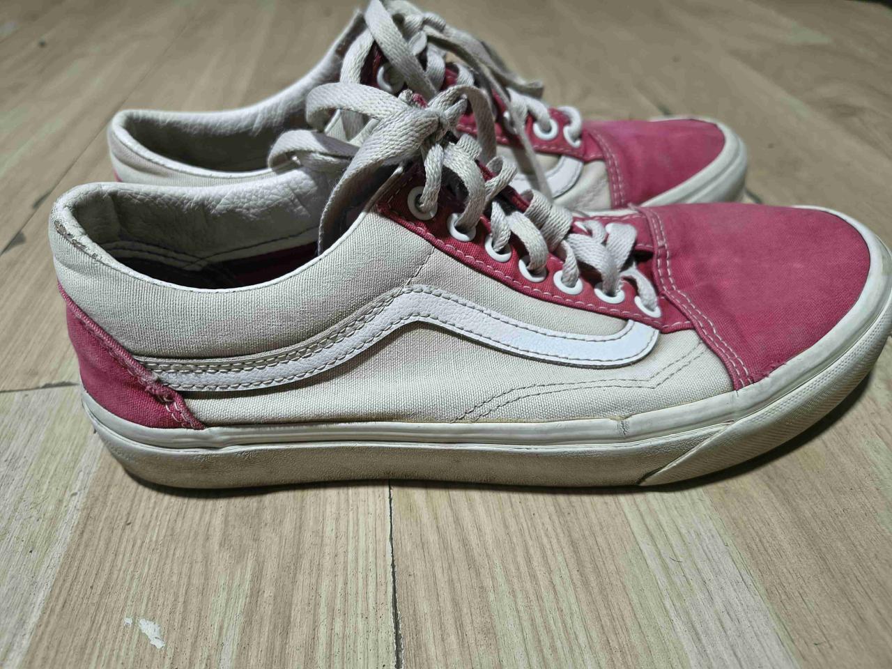 Zapatillas Vans deportivas rosadas y blancas - miniatura 4