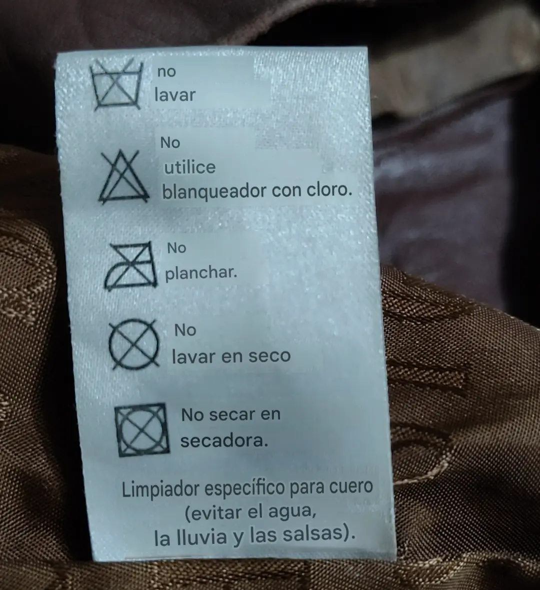 Chaqueta de cuero marrón con capucha - miniatura 4