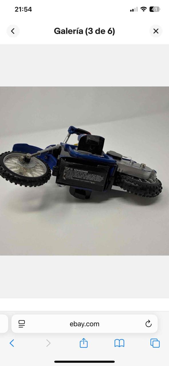 Moto a control remoto Tyco R/C X-treme (1999) - miniatura 5