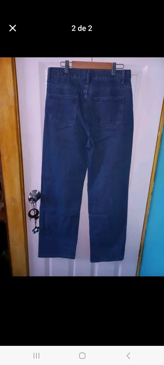 Jeans desgastados azul oscuro - miniatura 2