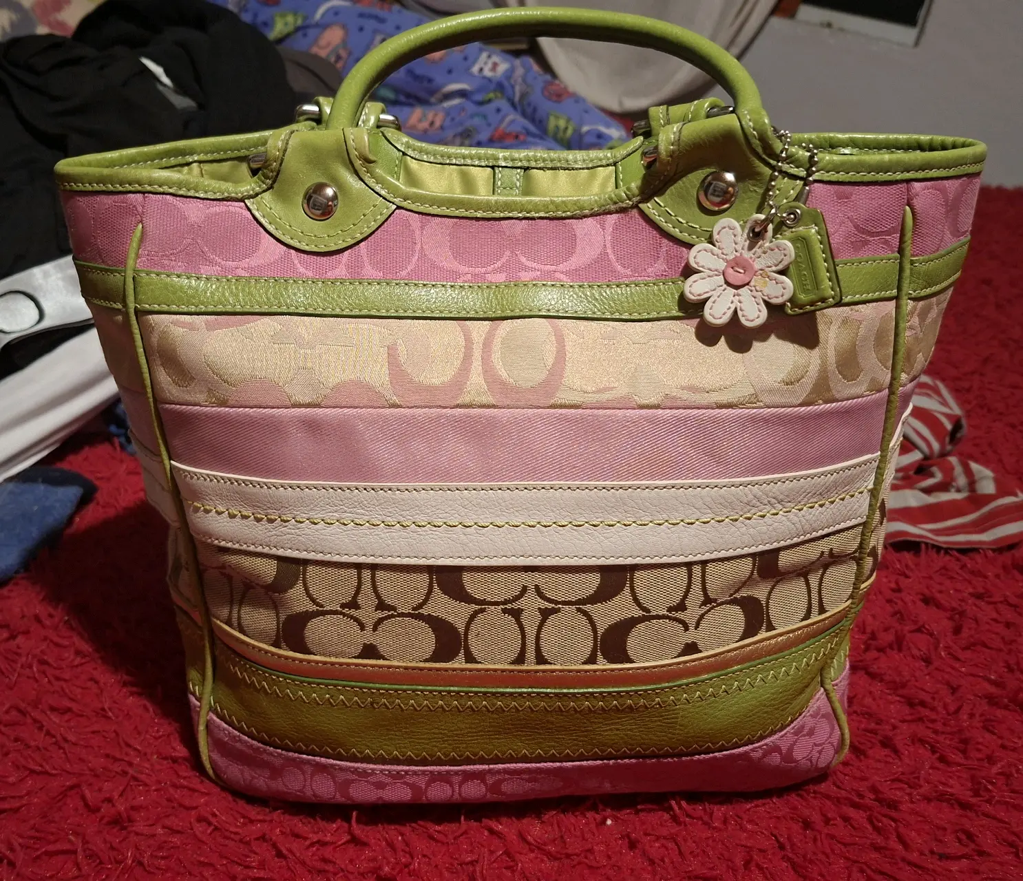 Cartera Coach Hampton Patchwork Original - Nueva - miniatura 3